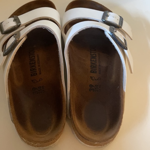 White Birkenstock Sandals - Picture 3 of 4
